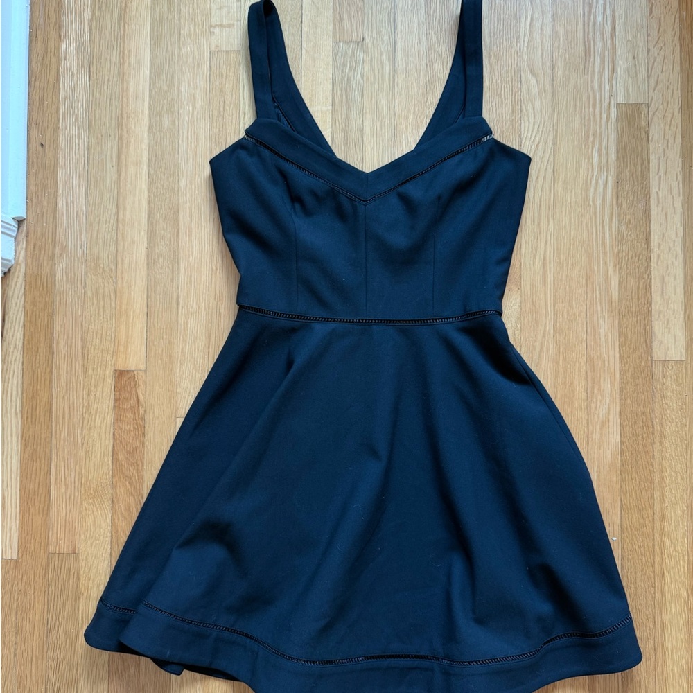 Elizabeth and James Black Mini Dress